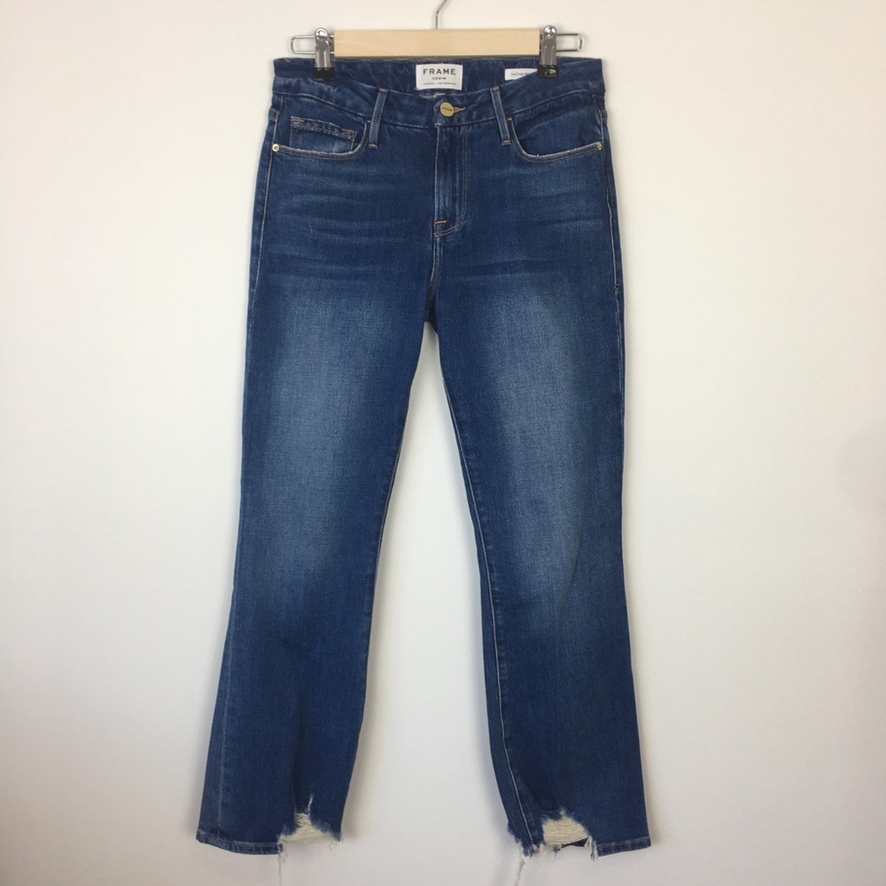 Frame Le Crop Mini Boot Clapson 26 destroyed hem - Picture 4 of 8